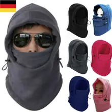6 в 1 уличные Лыжные маски велосипедные шапочки зимние ветрозащитные шапки для лица маска для лица Аксессуары Шарф ветрозащитный