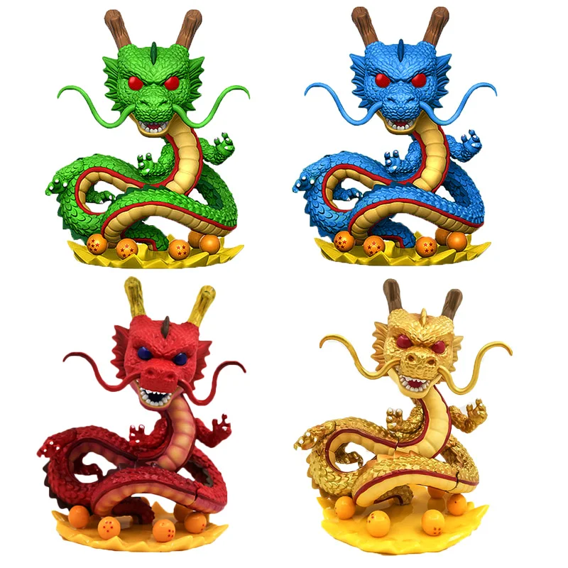 FUNKO POP Dragon ball фигурка Аниме кукла игрушка Shenron Super Saiyan Коллекционная модель игрушки Рождественский подарок для детей