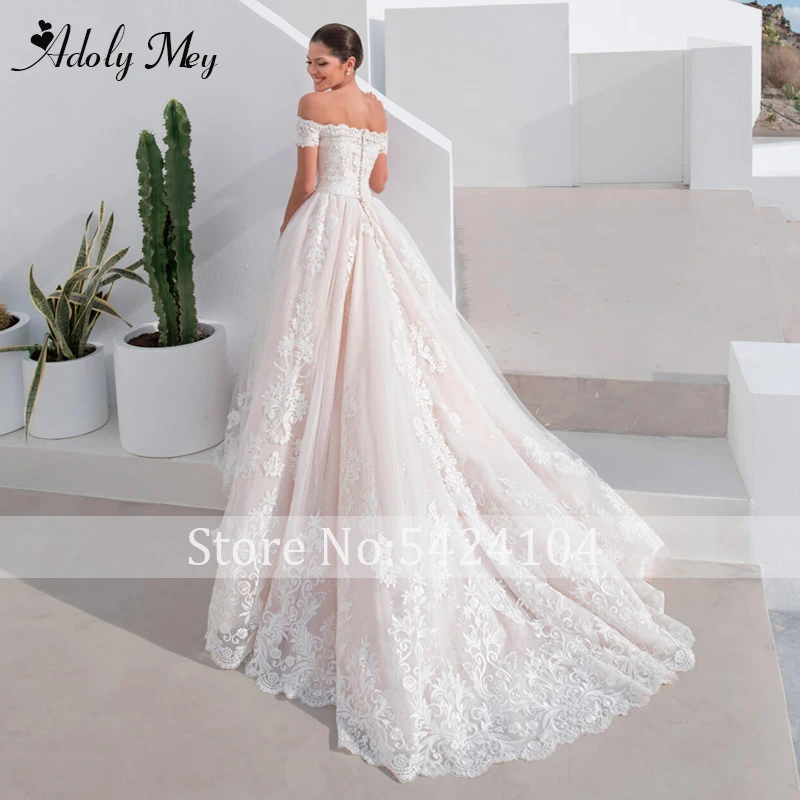 bridal gowns Adoly Mey Gorgeous Appliques A-Line Wedding Dress 2022 Charming Sweetheart Neck Vintage Bridal Gown Customized Vestido De Noiva modest wedding dresses