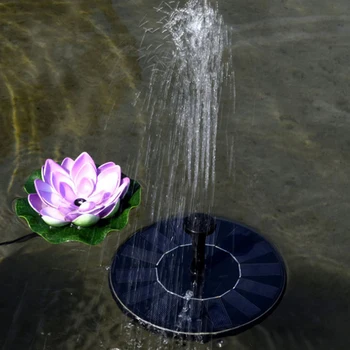 

New 7V 200L/h 0.75mSolar Fountain Watering kit Power Solar Pump Pool Pond Submersible Waterfall Floating Solar Panel Water Fount