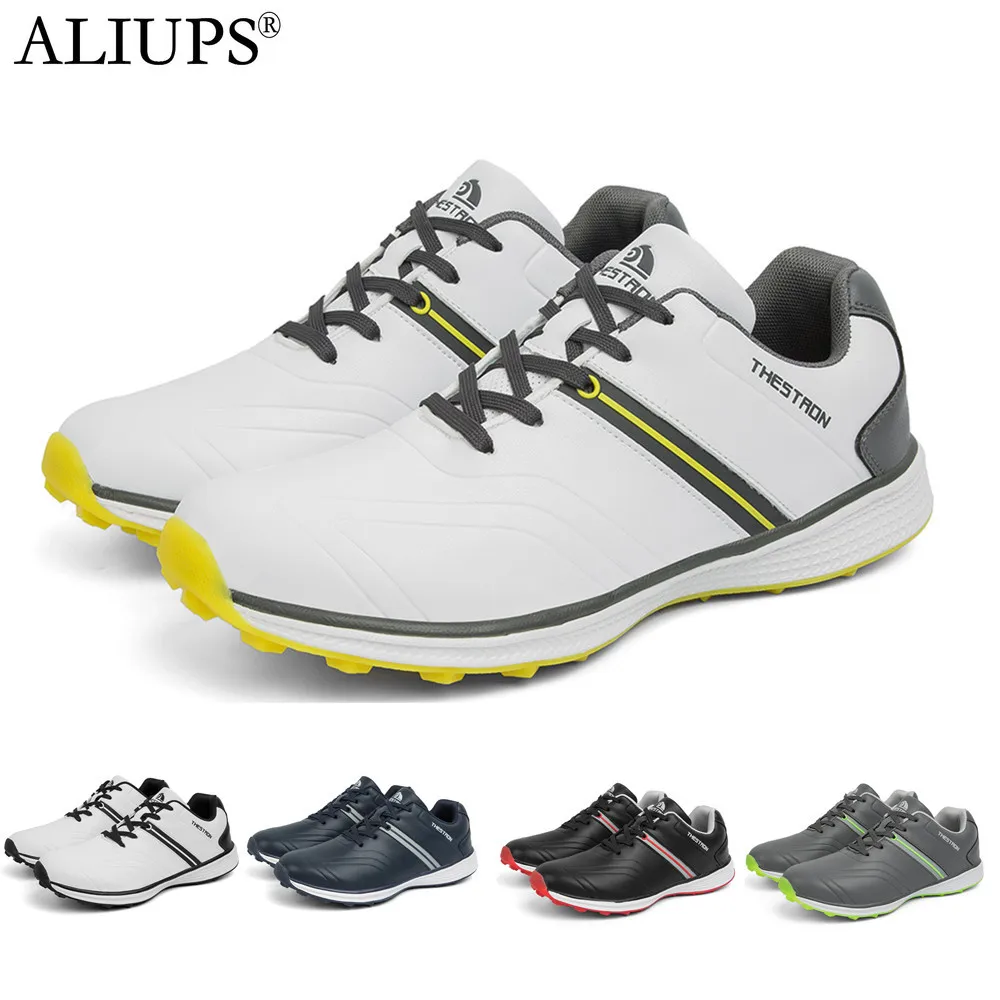 Aliups Waterproof Men Golf Shoes Professional Lightweight Golfer