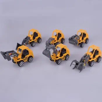 

1PC Mini Engineering Vehicle Car Truck Excavator Model Toys Children Boys Girls Educational Diecast Plastic Construction Toys