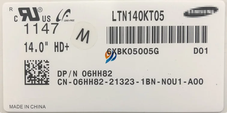 LTN140KT05 подходит N140FGE-LA2 L31B140RW02 V.0 V.1 V.2 LTN140KT03 LP140WD2 TLB2 G1