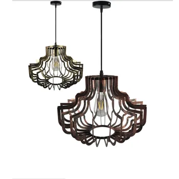 

Vintage Bird Cage Pendant Light Art Deco Industrial Home Lighting