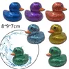 Gold Powder Rubber Duck Baby Shower Water Bb Bathing Toys For Baby Kids Children 3