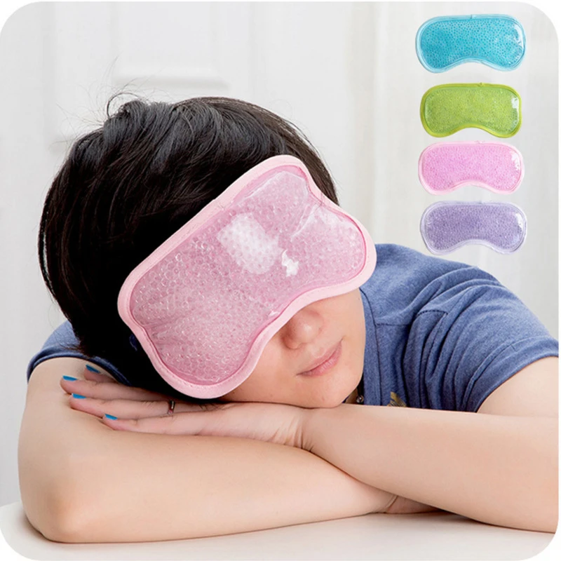 Новая гелевая маска для глаз горячей холодной терапии Успокаивающая