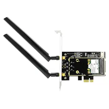

Wireless Network Card Mini PCIE To PCIE WiFi Card AC Wireless Network Card Adapter For PC Desktop BCM94352 7260AC AR5B22