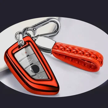 

High quality Hard TPU Car Smart Key Case Full Cover For BMW X1 X3 X5 X6 Series1 2 5 7 F15 F16 E53 E70 E39 F10 F30 G30 Accessorie