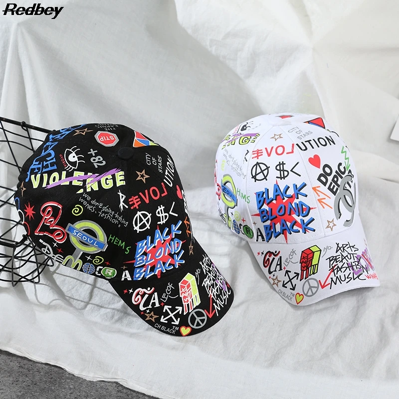 Новая модная индивидуальная Кепка с граффити для влюбленных, импортные товары, бейсболка, уличная Кепка от солнца для детей