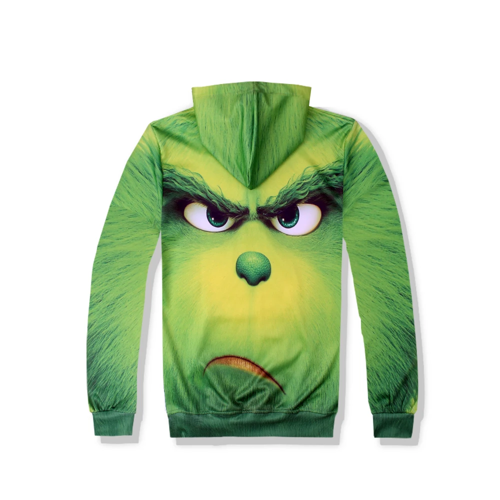 Комплект из двух предметов, толстовки с капюшоном с 3D принтом Grinch, забавная модная Толстовка+ Джоггеры для мужчин и женщин, спортивный костюм унисекс, комплект из топа и штанов