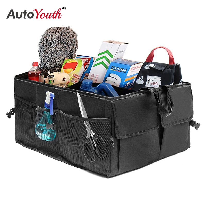 Ящик Для Хранения Багажник Автомобиля AUTOYOUTH Цвет Чёрный 1Шт|fabric box|fabric softbox manicure |