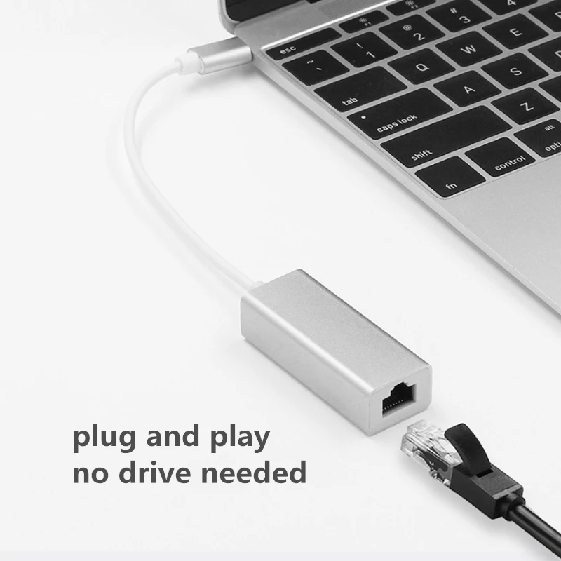 Сетевая карта Trumsoon с Type C на Ethernet Lan кабель 100 м адаптер USB 2 0 3 для MacBook Dell XPS15 HP EliteBook