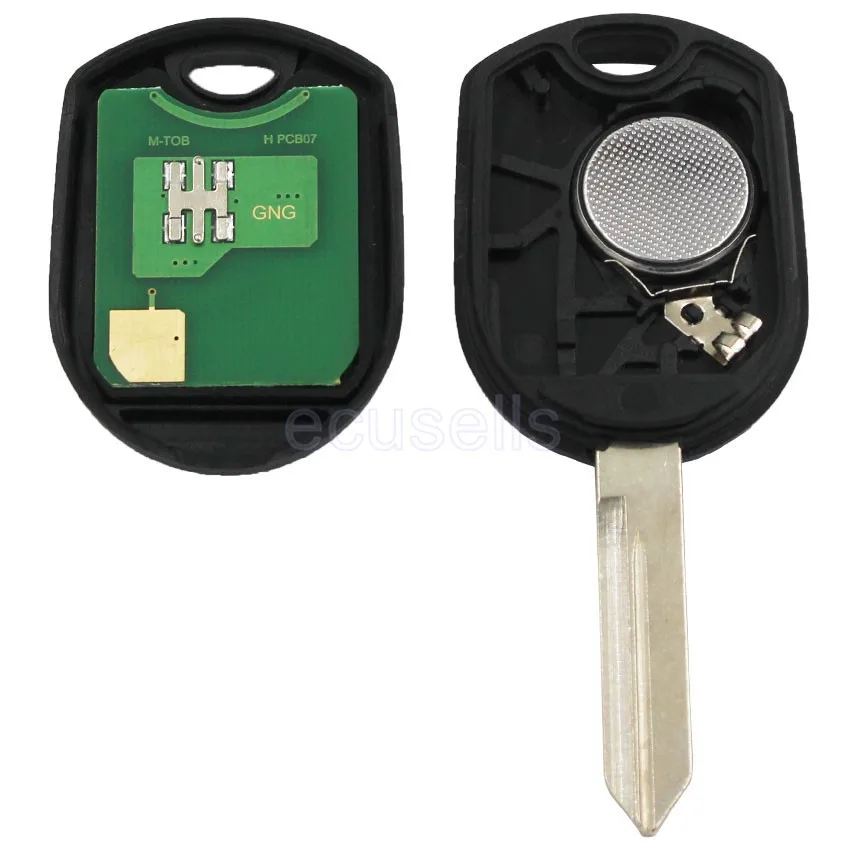 3 кнопки дистанционный ключ Управление передатчик 315 МГц/433 MHz Smart Key+ 4D63 чип для Ford CWTWB1U793