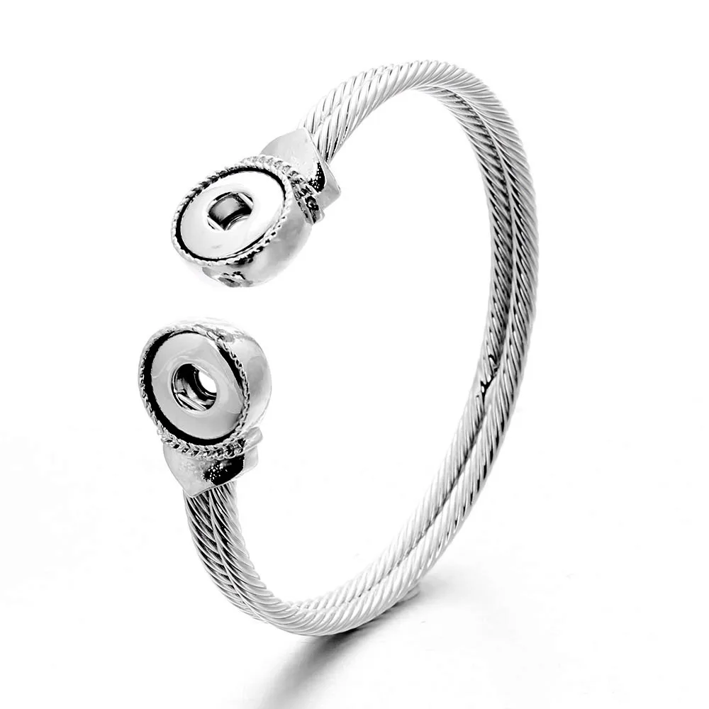 Новейший браслет застежка с кнопками 12 мм ювелирные изделия из настоящей