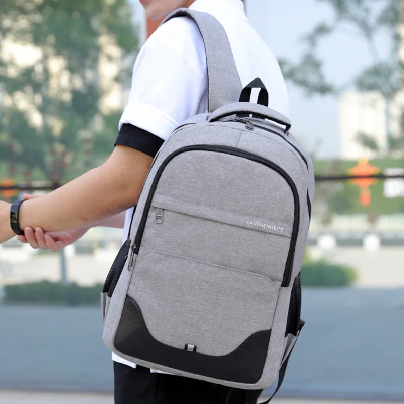 New Fashion Men Backpacks Student Schoolbag Boys For Teenagers Girls High Quality Oxford Bagpack Large Capacity Laptop Bags | Багаж и