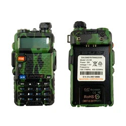 Baofeng – talkie walkie double bande UV 5R, corps principal, puissance 5 watts, sans aucun accessoire 