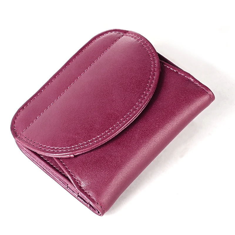 

Genuine Leather Small Purse for Women Men 2019 Wholesale New Arrival Thin Coin Change Wallet RFID Money Bag Hot Selling