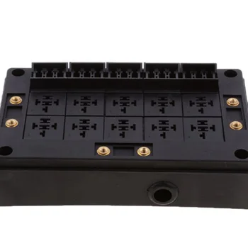

Accessories Fuse Box Truck Relay Socket Holder Dust-proof 19.5x12x4.5cm