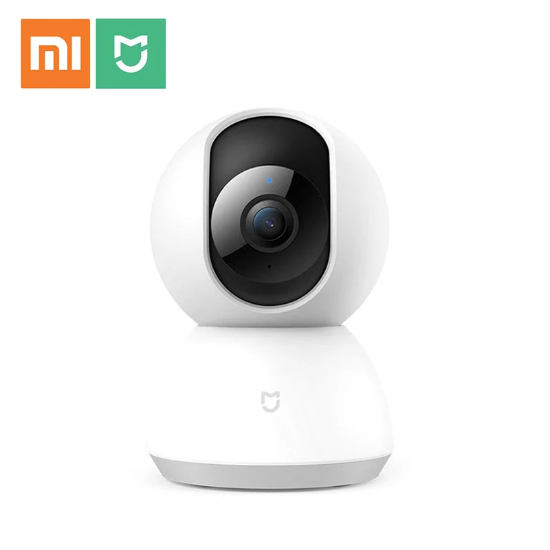 Белый Оригинальная смарт-камера Xiaomi Mijia 1080 P, ip-камера, веб-камера, видеокамера, 360 угол обзора, Wi-Fi, беспроводное ночное видение, AI, улучшенное Обнаружение движения - Цветной: Белый
