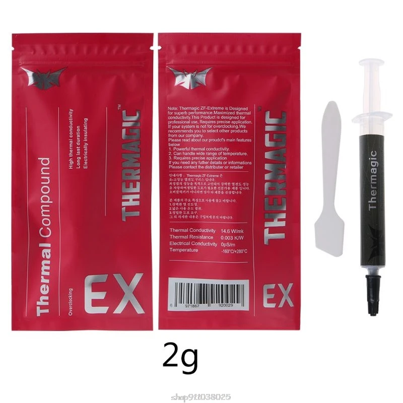 ZF-EX 14.6W/m k High Performance Compound Thermal Paste Conductive Grease Heatsink For CPU GPU Chipset notebook Cooling F04 21 custom laptop cover Laptop Accessories