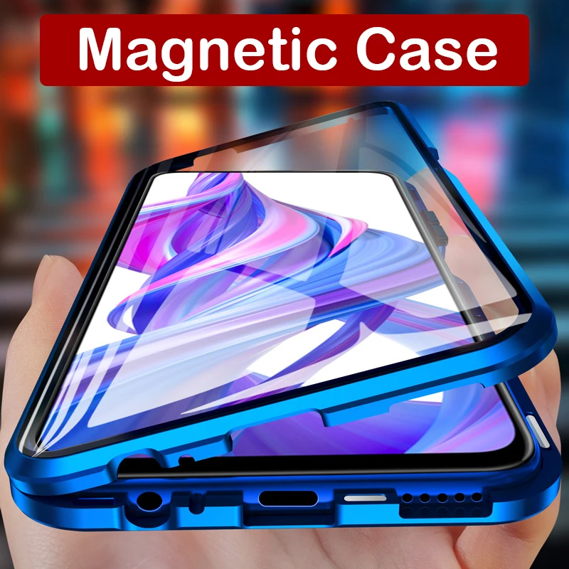Магнитный чехол для Oneplus 9R 8T 8 9 Pro Nord 7 7T 6 Чехол телефона Алюминиевый металлический