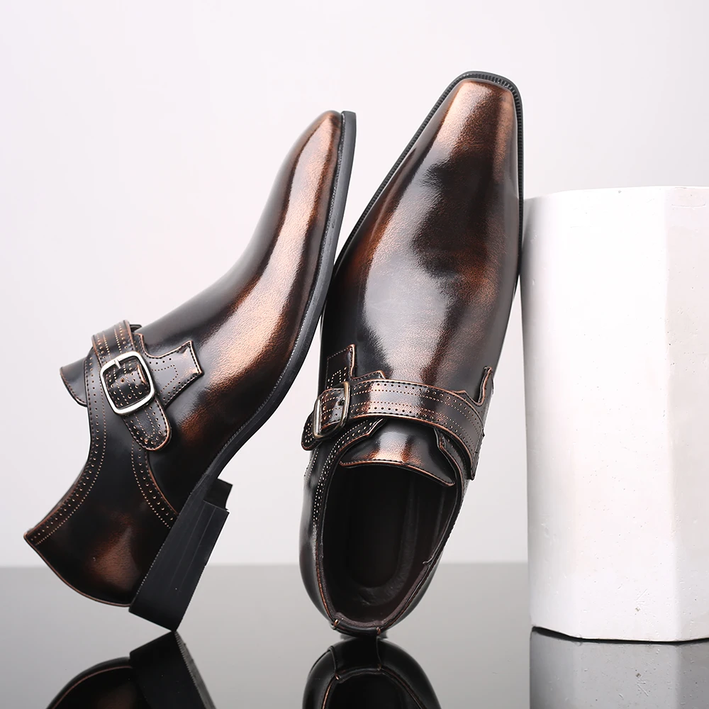 

38-48 mens formal shoes Stylish business Gentleman's comfortable formal shoes men #R2512