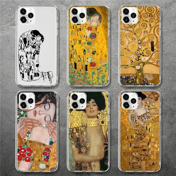 

GTWIN Luxury Gold Oil Pattern Phone Case For iPhone 11 Pro Max X XR XS 6 6s 7 8 Plus Clear Shiny Soft Protection Back Cover