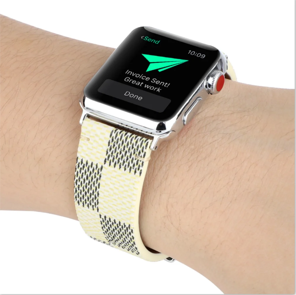 Ремешок из натуральной кожи для Apple Watch band 4 3 iwatch 42 мм 38 мм 44 мм 40 мм pulseira correa браслет умные часы аксессуары петля