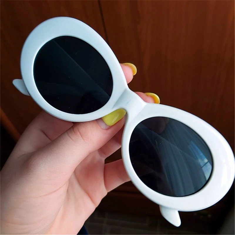 NYWOOH gafas sol ovaladas para mujer, lentes retro de moda, color negro, espejo UV400|Gafas de para mujer| - AliExpress