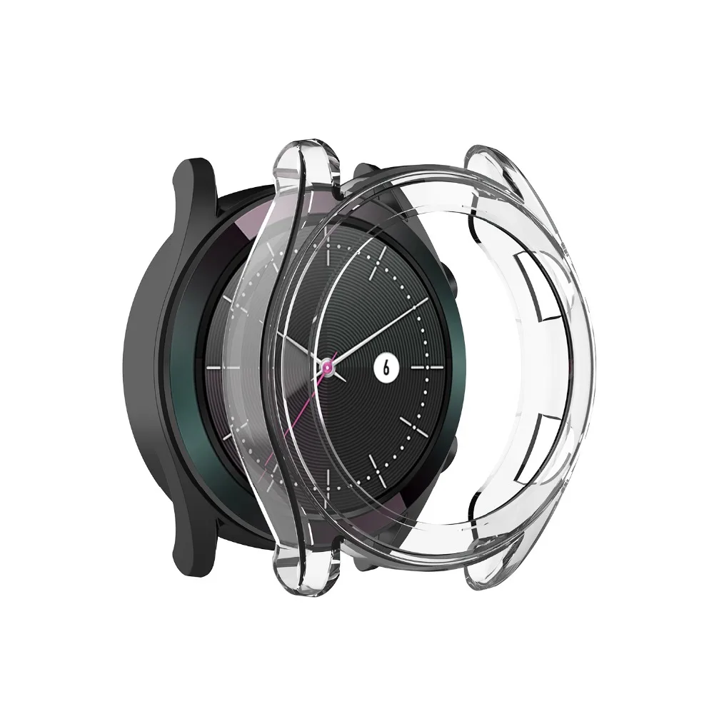 Чехол из ТПУ для huawei Watch GT 42/46 мм версия(часы GT элегантные) Специальный прозрачный защитный чехол из ТПУ