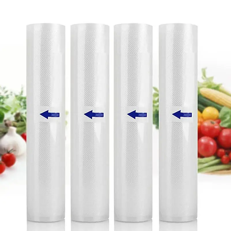 1-5Rolls мешок для хранения для кухни вакуумный упаковщик пищевых продуктов сумки рулон упаковочная машина для сохранения свежести 12 15 20 25 28 30*500 см