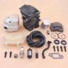 38mm Cylinder Piston Exhaust Muffler Kit For Stihl MS181 MS 181 Air Fuel Oil Seal Filter Line Engine Pan Base Bearing Chainsaw 6