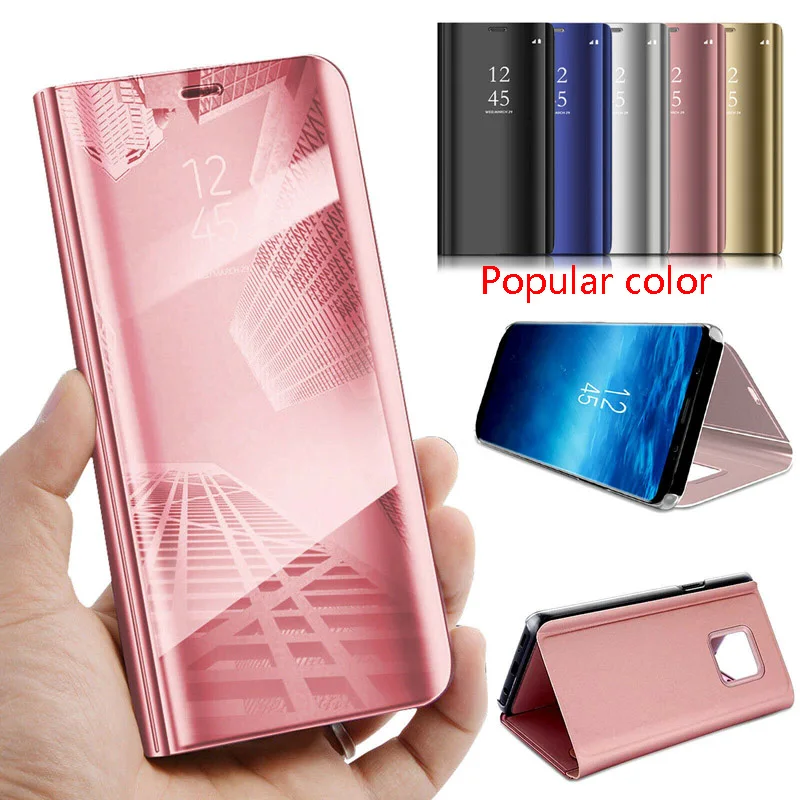 Умный зеркальный чехол для samsung Примечание 10Pro 10 9 8 5 4 3 Galaxy S10 S9 S8 S7 S6 Edge Plus умный
