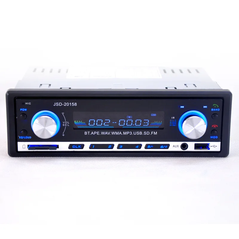 12 В автомобильный стерео fm-радио MP3 аудио плеер Поддержка Bluetooth телефон с USB/SD MMC порт Автомобильная электроника в тире 1 DIN