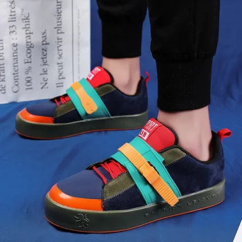 

2020 Spring Outdoor Fashion Platform Mens Skateboard Shoes Star Colorful Hip hop Sneakers Shoes Men plimsolls zapatillas hombre