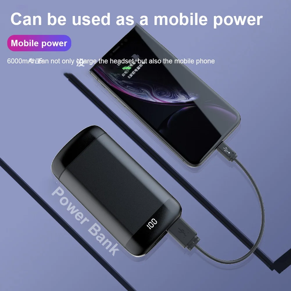 Q66 TWS Беспроводные Bluetooth мини наушники музыка Hi-Fi стерео спортивный мобильный телефон HD вызов наушники-вкладыши с зарядным устройством Micphone