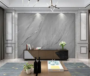 

Dark Grey Marble Wallpaper Photo Mural Art Wall Painting 3d Wall Papers Home Decor Luxury Wall Murals for TV Background Decor