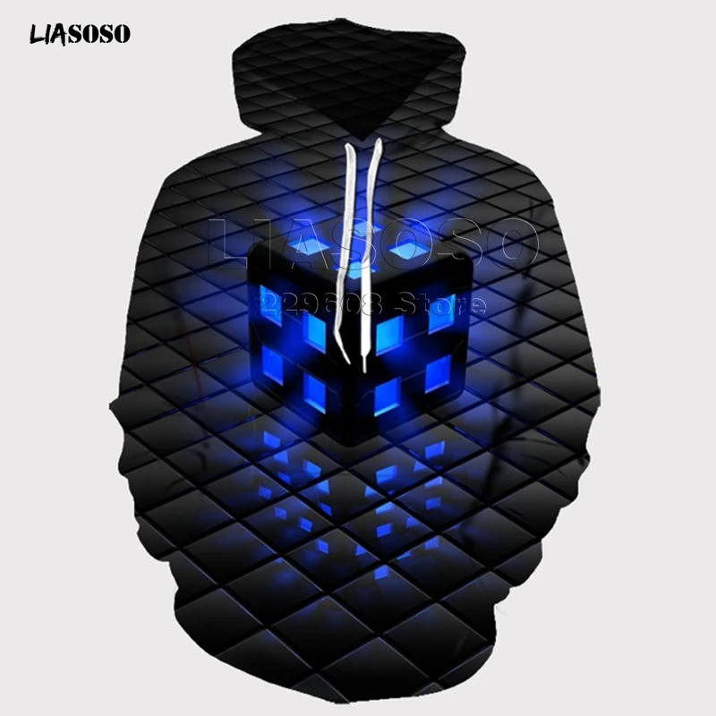 14 LIASOSO, стиль, 3D толстовки, мужские/женские, цветные, психоделические, цветные, 3d принт, мужские толстовки с капюшоном - Цвет: 14