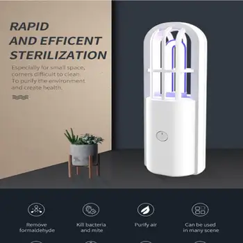 

Handheld UVC Ozone Disinfection Ultraviolet Germicidal Lamp Steriliser Light UV Portable For Smart Home Clean Air Kill Mites