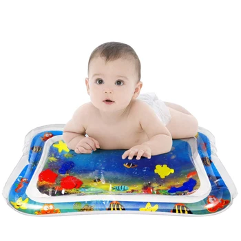 

Baby Water Play Mat Infant Baby Activity Gym Floor Play Mat Toy Kids Pat Pad for Boys and Girls Summer Entertainment Toys