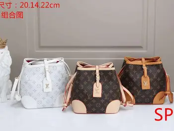 

Luxury Leather Handbags Women Bags Designer Brand Women's Shoulder Bags Large Capacity Ladies Hand Bags Tote L353