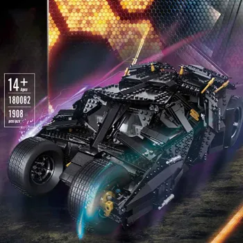 

IN STOCK Upgrade 2113PCS Oversized Bat Car Batman The Combat Vehicle Bricks Giant Building Block Toys for kid christmas diy gift