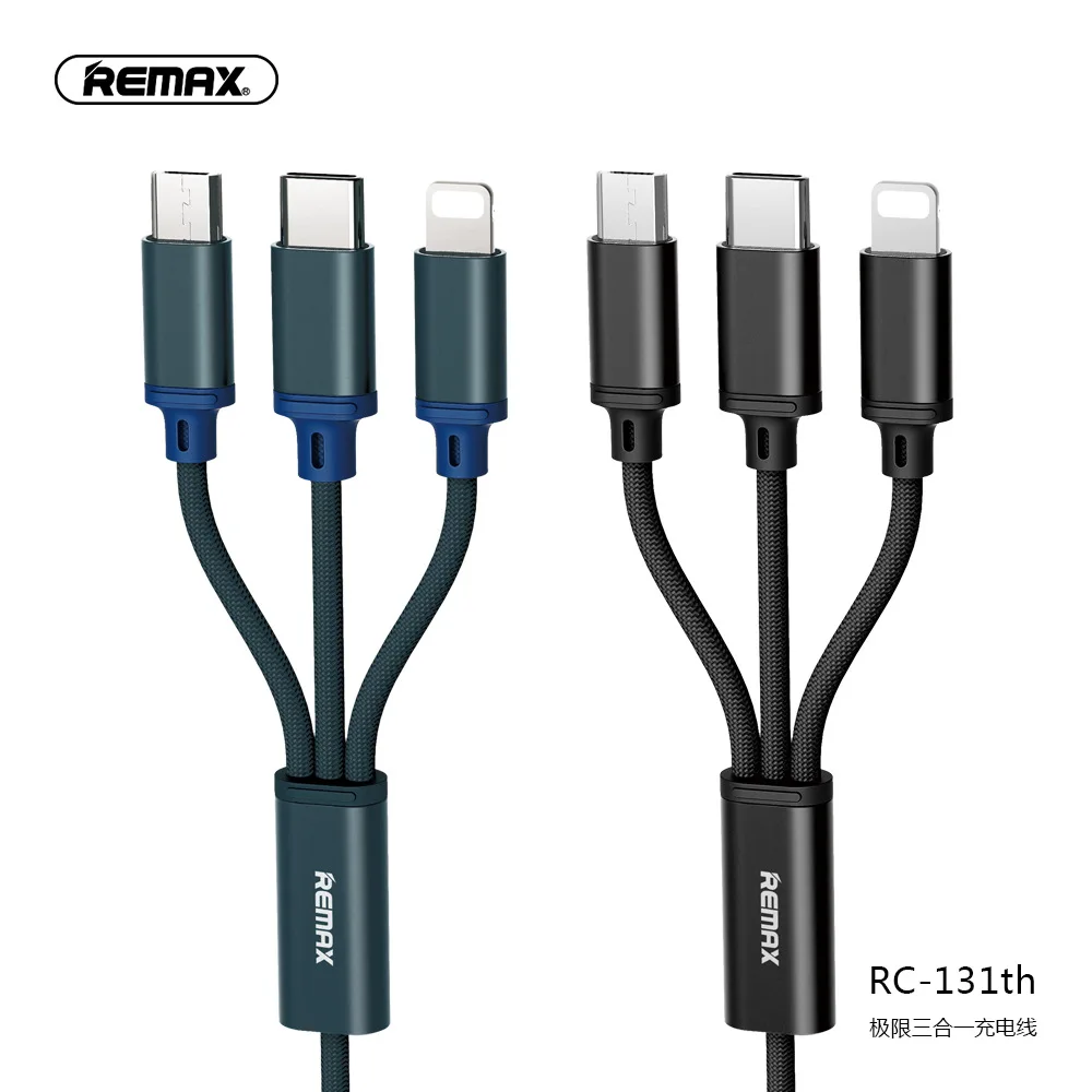 Кабель USB Cafele type-c для быстрой зарядки, плетеная линия данных три в одном для интерфейса Ip Micor Xiaomi huawei
