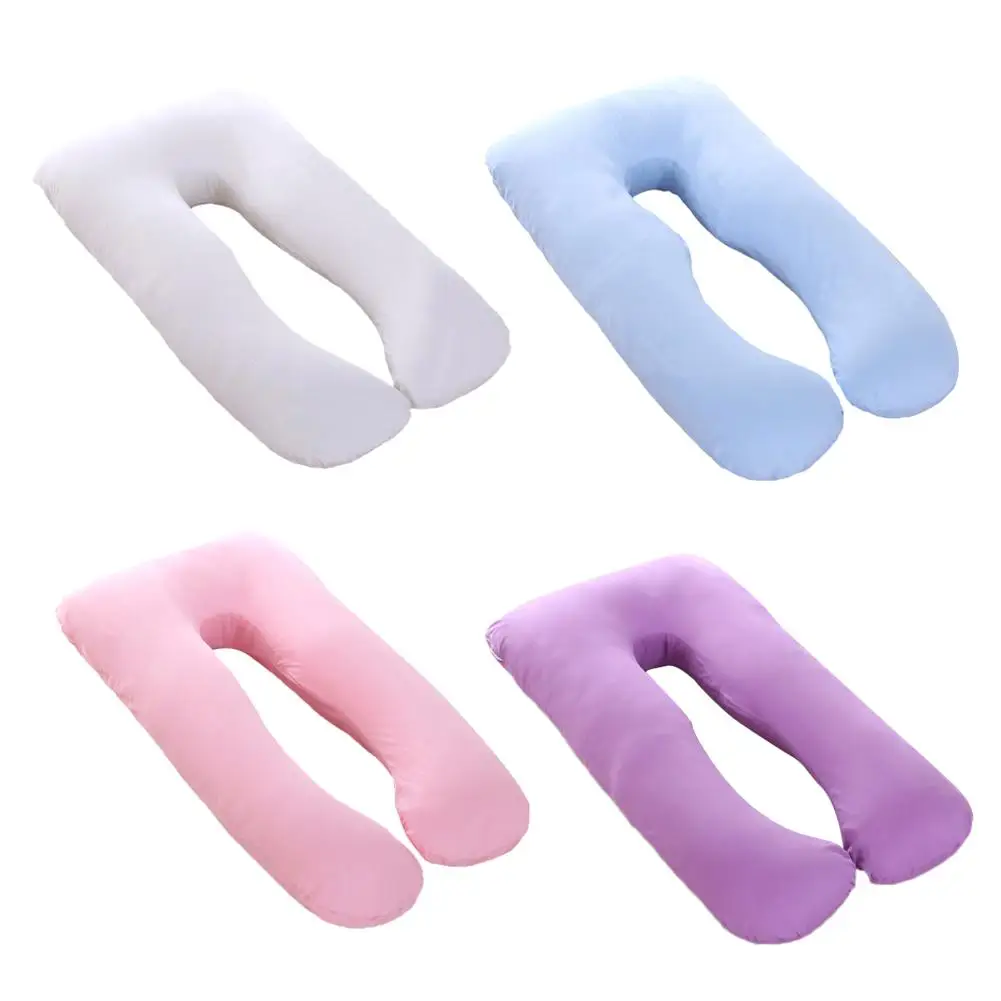 

European Large U-shaped Maternal Cushion Cover Multi-functional Side Sleeping Cotton Pillowcase 80*160CM Side Sleeper Pro Pillow