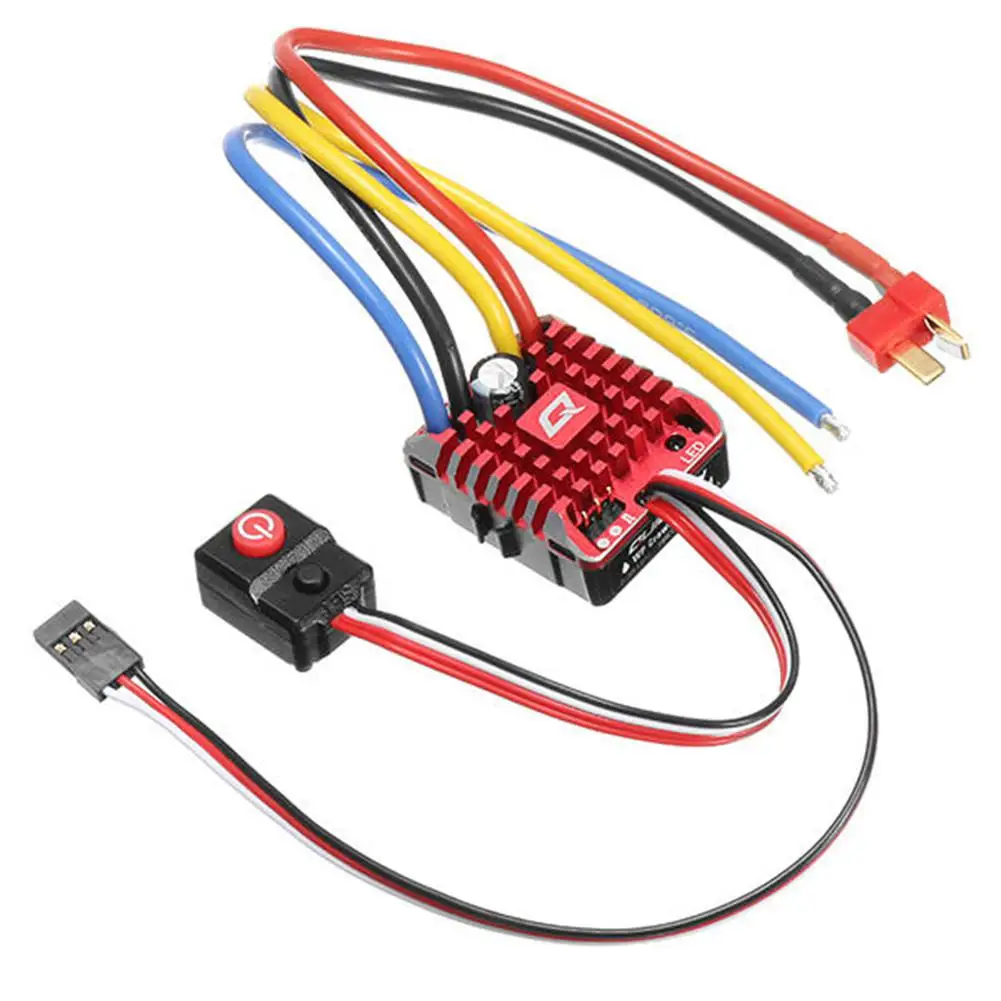 Hobbywing QuicRun ESC 1:10 1/8 1080 WP гусеничная щетка с щеткой 80A электронный регулятор скорости