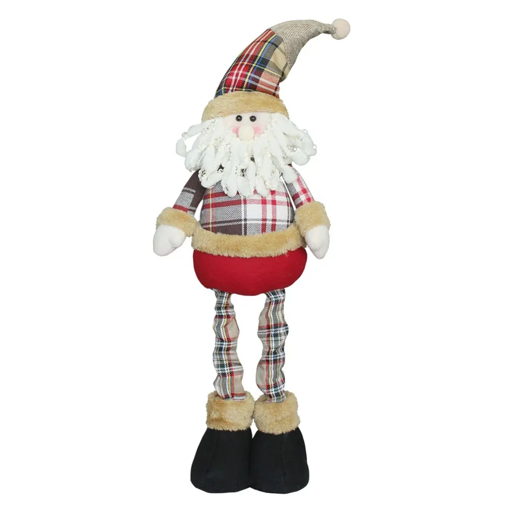 

2018 New Special Christmas Ornament Cute Stretchable Telescopic Doll Decoration Christmas Dolls Gift Tree Hanging Decorations