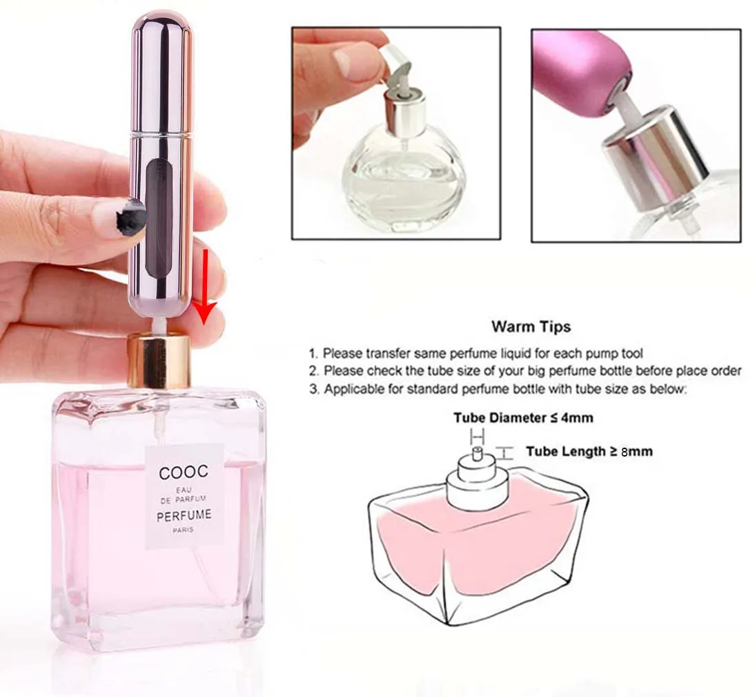 MINE SMELL - Spray de Perfume Portátil Recarregável Gostei Magazine