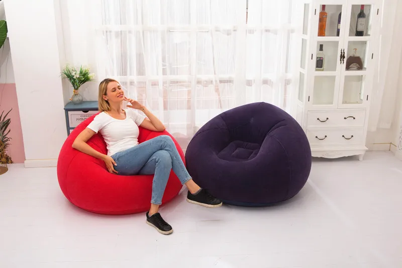 Ленивый надувной диван стул Баскетбол/футбол надувной диван для отдыха без мешок бобов стул открытый Крытый удобный стул