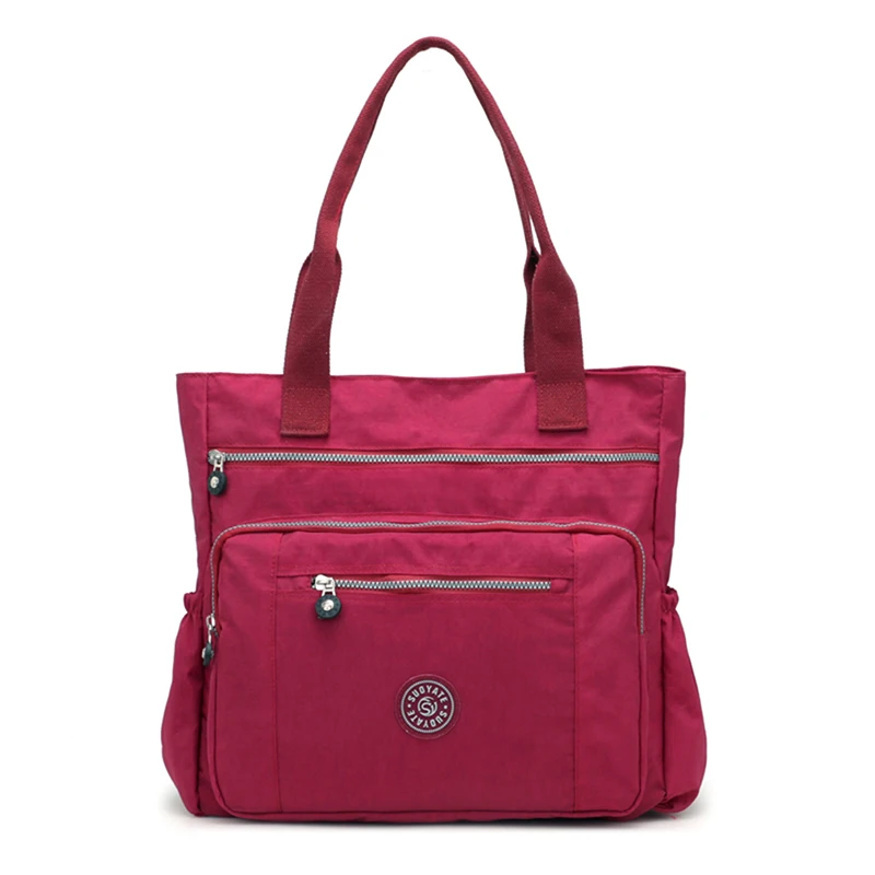 

LKEEP Women's Multi-pockets Shoulder Bag New Fashion Portable Outdoor Travel Zipper Multi-functions Large Capacity Handbags