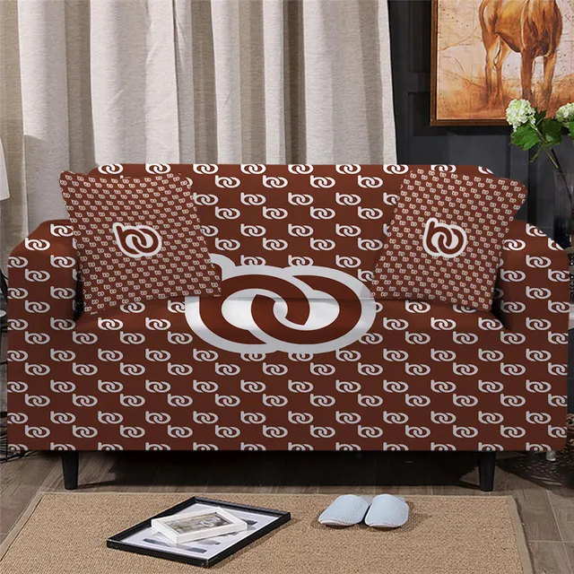 BeddingOutlet Print on Demand Sofa Cover Customized Spandex Slipcover Custom Made Couch Cover POD Chair Protector Living Room 2